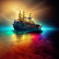 Sailing Ship Scenery Diamond Painting Kits