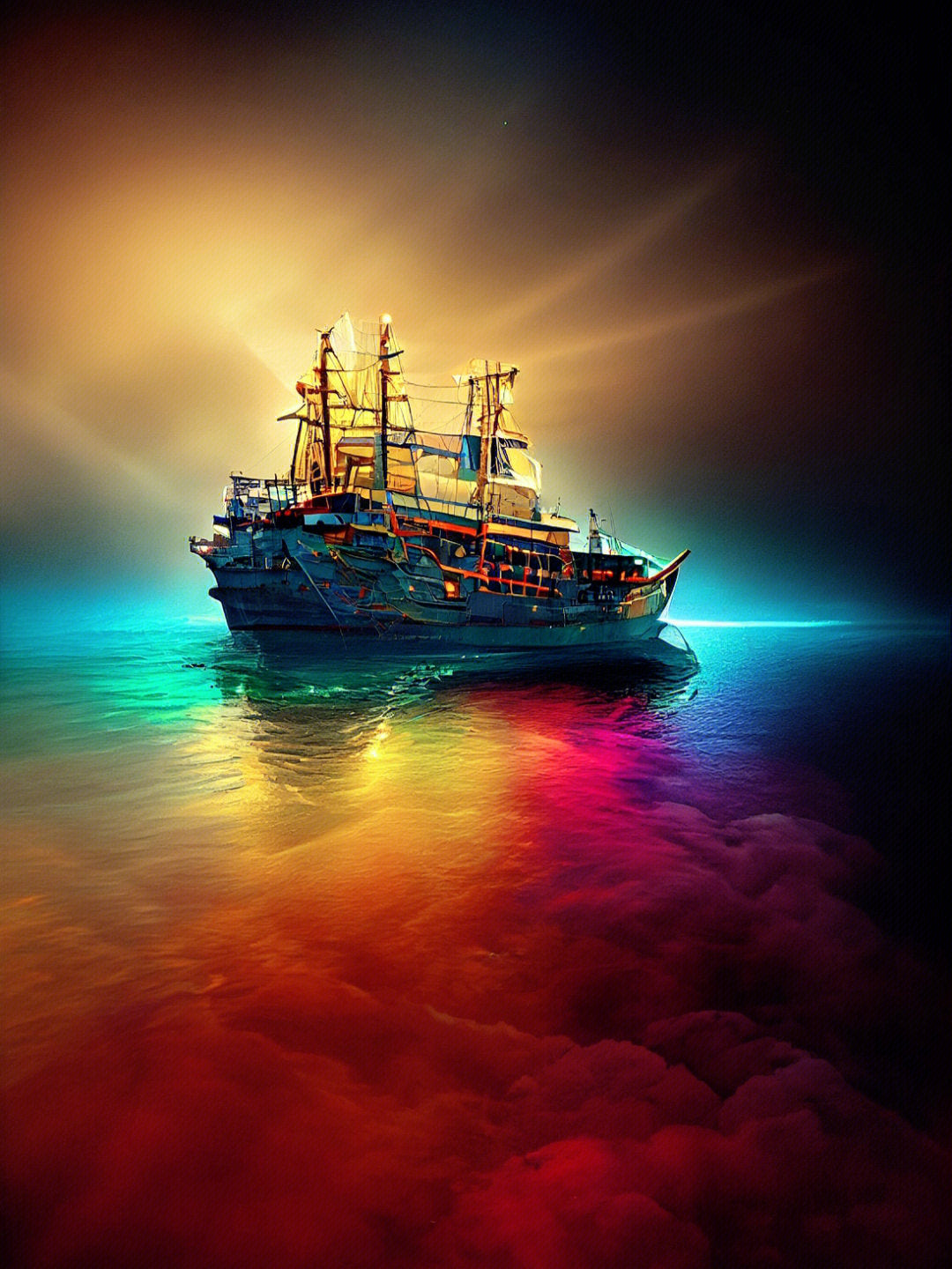 Sailing Ship Scenery Diamond Painting Kits