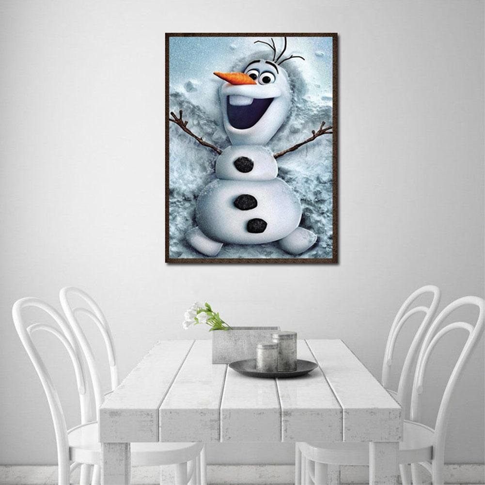 Diamond Painting - Partial Round - Cute Olaf