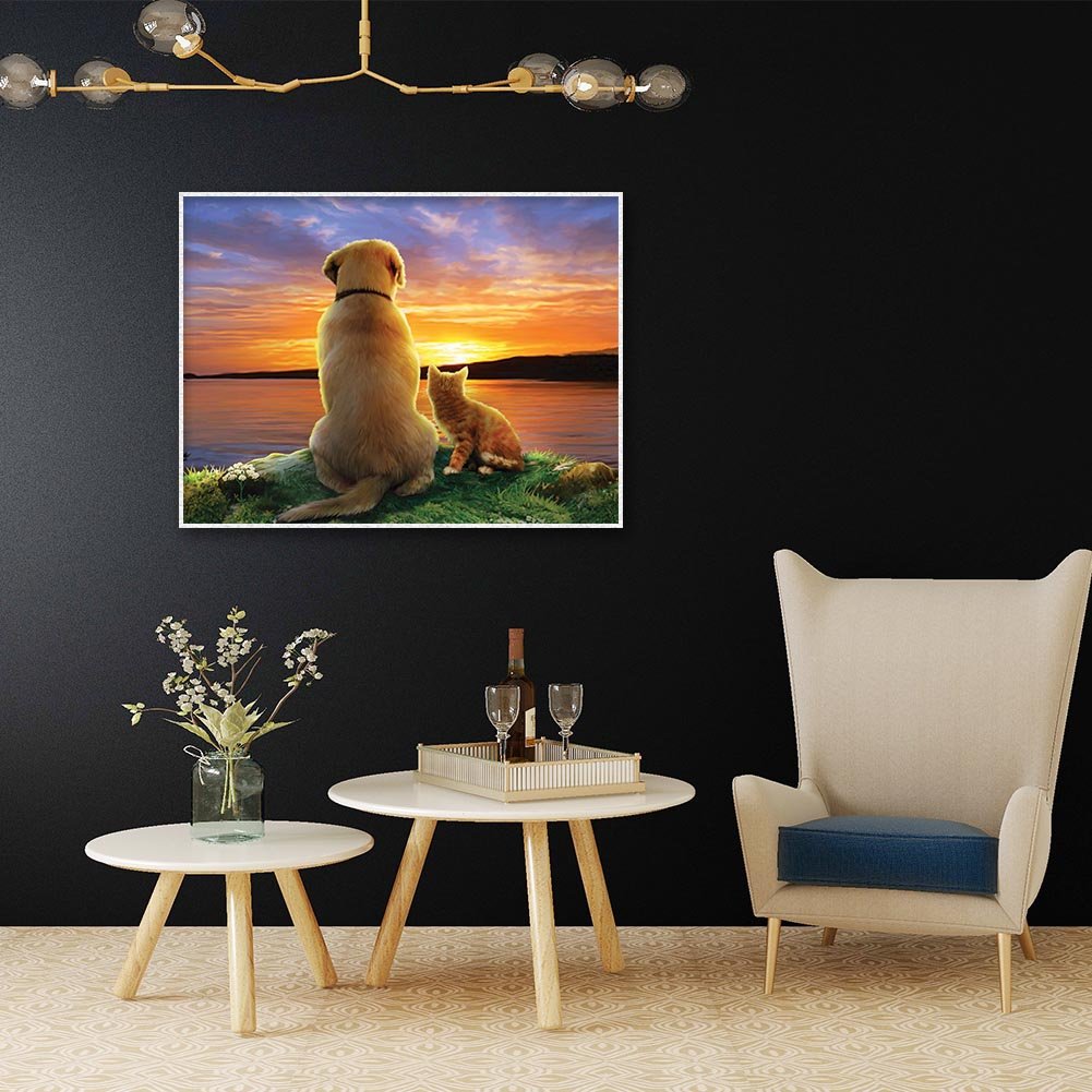 Diamond Painting - Full Round - Dog 28