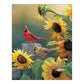 Diamond Painting Partial Round Birds Sunflower