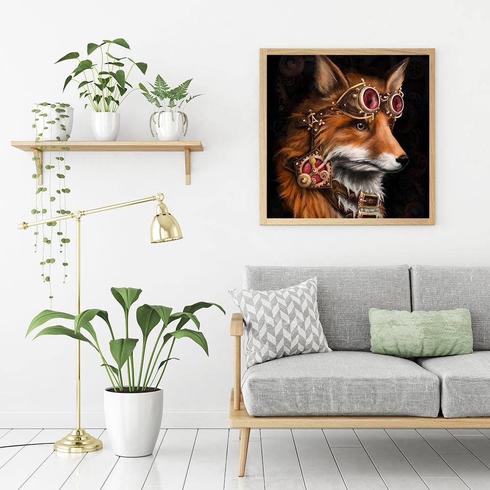 Diamond Painting - Full Round - Steampunk Fox