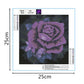 5D DIY Diamond Painting Kit - Full Square - Purple Rose