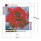 Diamond Painting - Full Round - Red Rose 1