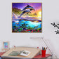 5D DIY Diamond Painting Kit - Full Round - Dolphin A