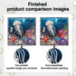 DIY Pearl Painting With Frame - Handmade Self-Adhesive Pearls - Jellyfish (25*25cm)