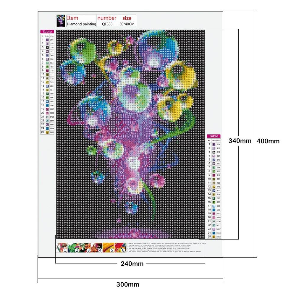 Diamond Painting - Full Round - Bubble Circle B