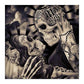 5D DIY Diamond Painting Kit - Full Round - Skull Couple