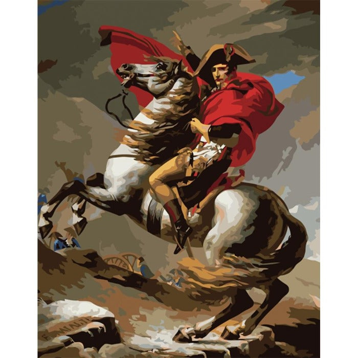 Oil Painting By Numbers Kit Napoleon Hand Painted Canvas Art Craft