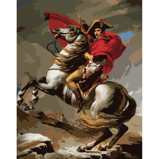 Oil Painting By Numbers Kit Napoleon Hand Painted Canvas Art Craft