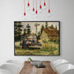 Automobile Painting By Numbers Kit Oil Painting Artwork