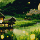 Full Round/Square Diamond Painting Kits | Green Scenery 40x70cm 50x80cm C