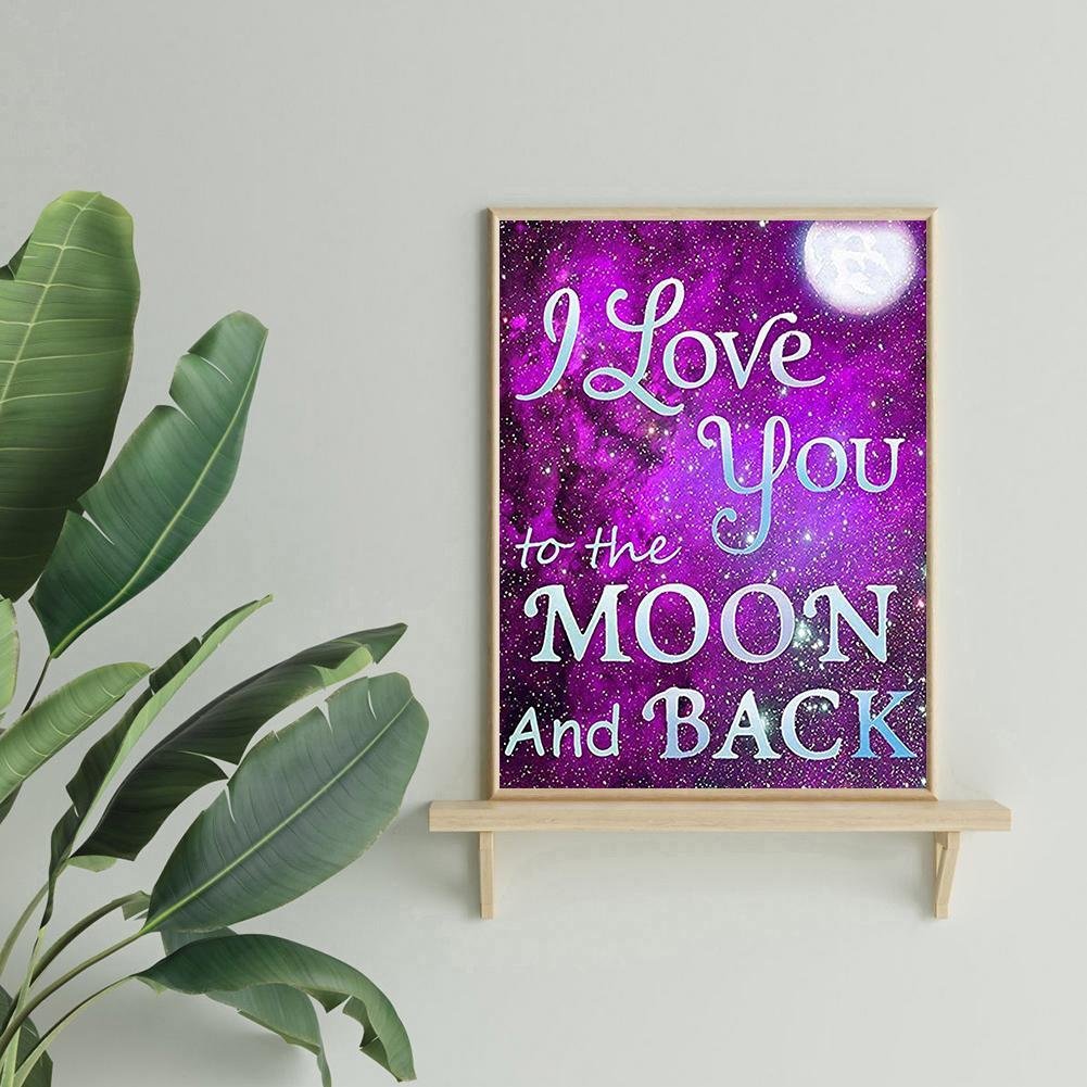 Diamond Painting - Full Round - Love You B