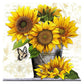 5D Diy Diamond Beads Art Full Square Resin Sunflower