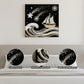 DIY Pearl Painting With Frame - Handmade Self-Adhesive Pearls - Sea Waves Sailing (25*25cm)