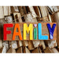 11ct Stamped Cross Stitch Family (50*40cm)
