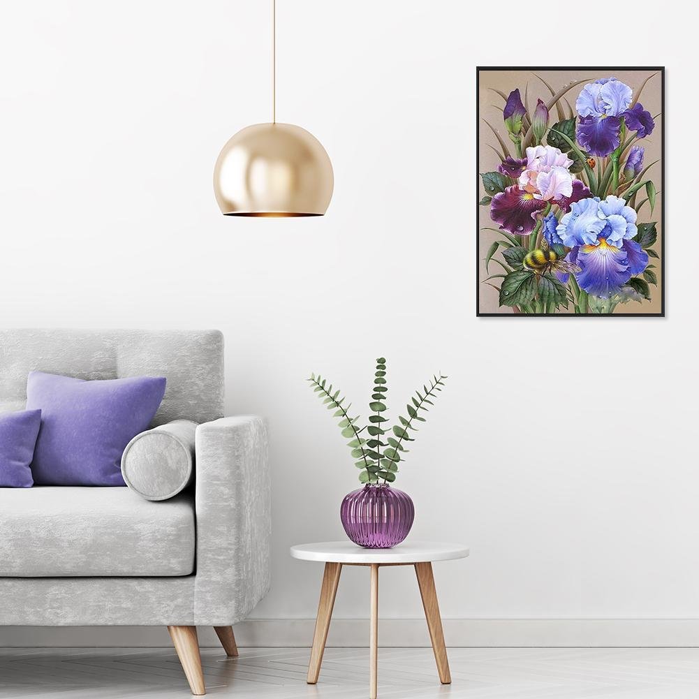 Diamond Painting - Full Round - Flowers F