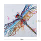 Dragonfly 5D DIY Special Shaped Diamond Painting Rhinestones Type: Part Drill Special Shaped Rhinestones