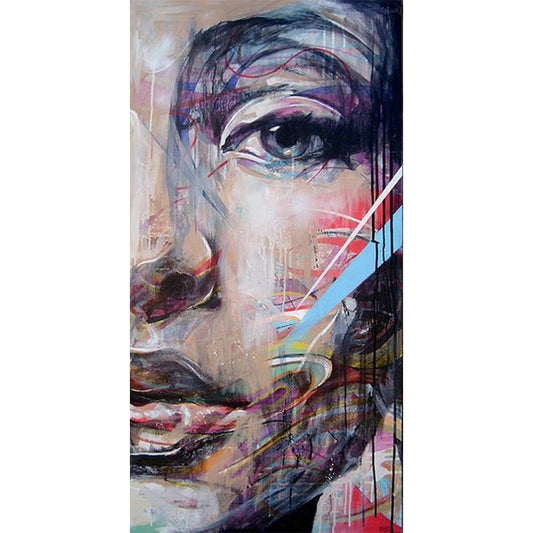 Face Full Round Square Diamond Painting Kits 40 x 70cm 50 x 80cm