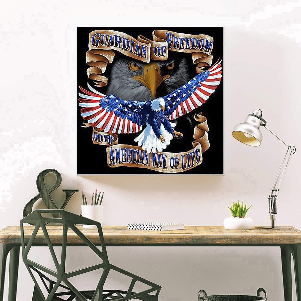 Diamond Painting - Full Round - Flying Eagle (40*40cm)
