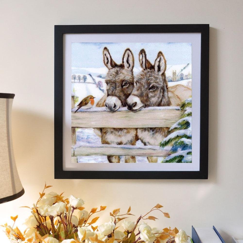 Diamond Painting - Full Round - Little Donkey