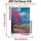 Diamond Painting - Full Round - Purple Tree