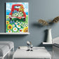 Diamond Painting - Full Round - Flower Car
