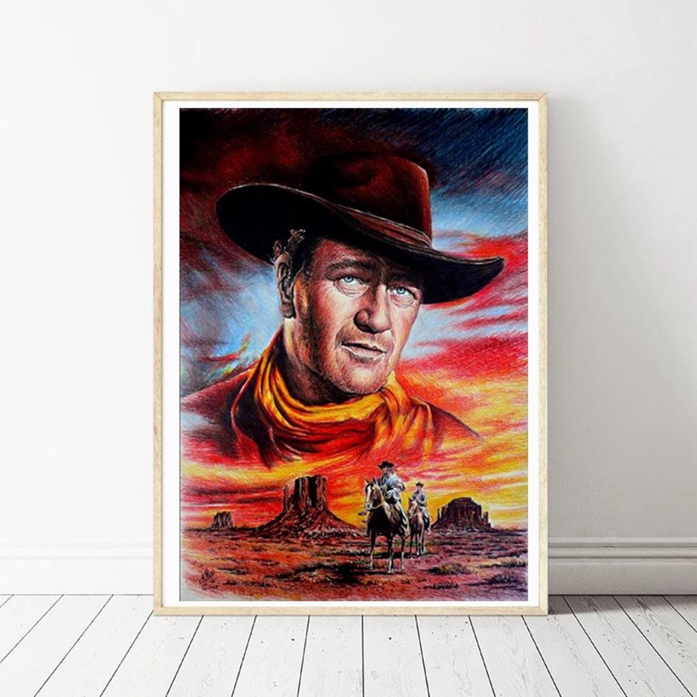 Diamond Painting - Full Round - Cowboy A