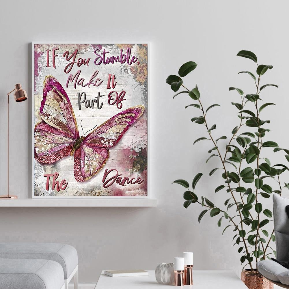 Diamond Painting - Full Round - BUtterfly P