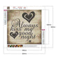 Diamond Painting - Full Round - Warm Saying 1