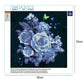 Diamond Painting - Partial Round - Purple Rose 2