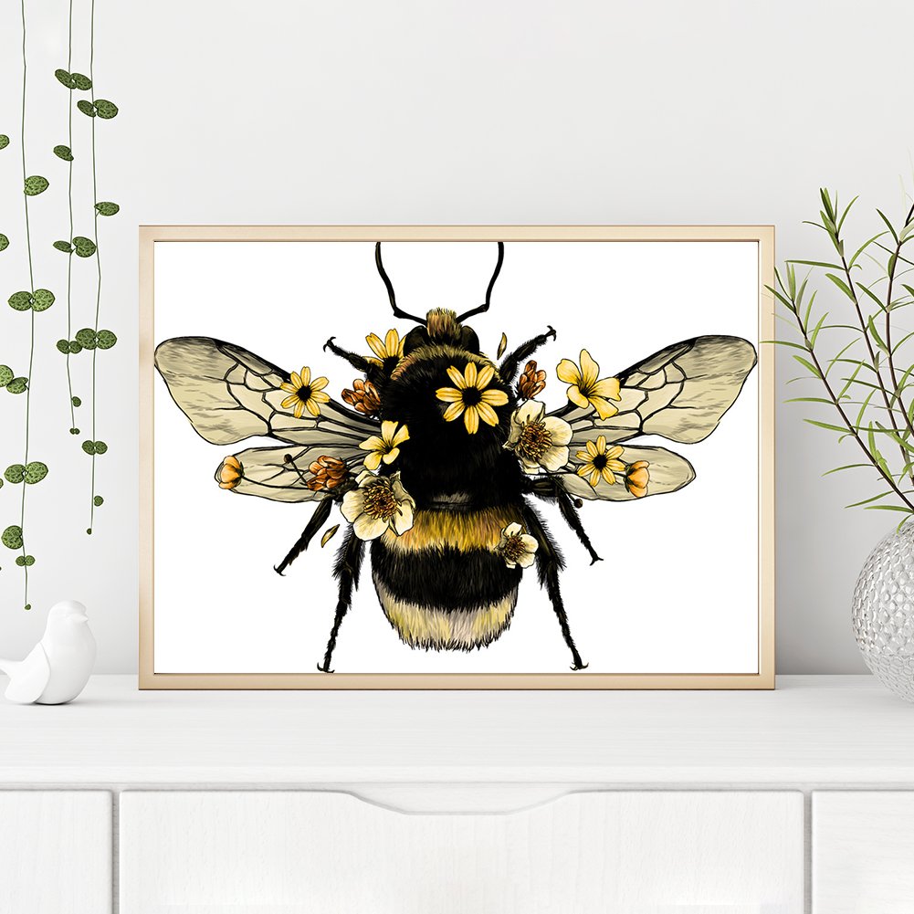 Diamond Painting - Full Round - Bee