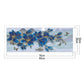 11CT Stamped Cross Stitch - Blue Flowers(80*30CM)