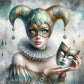 Diamond Painting - Full Round / Square - Beautiful Clown Mask
