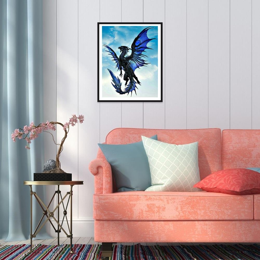 Diamond Painting - Full Round - Flying Dragon B