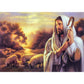 5D Diy Diamond Painting Kit Full Round Beads Holy Jesus