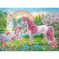 5D Diy Diamond Painting Kit Full Round Beads Pink Horse