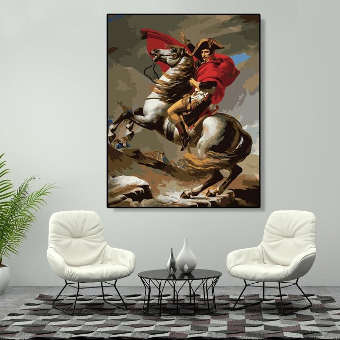 Oil Painting By Numbers Kit Napoleon Hand Painted Canvas Art Craft