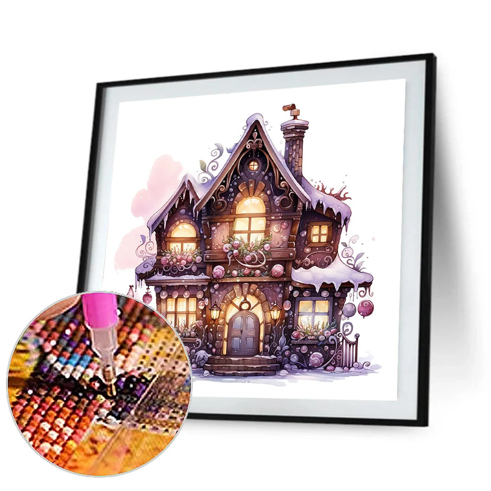 Diamond Painting - Full Round / Square - Candy Snow House