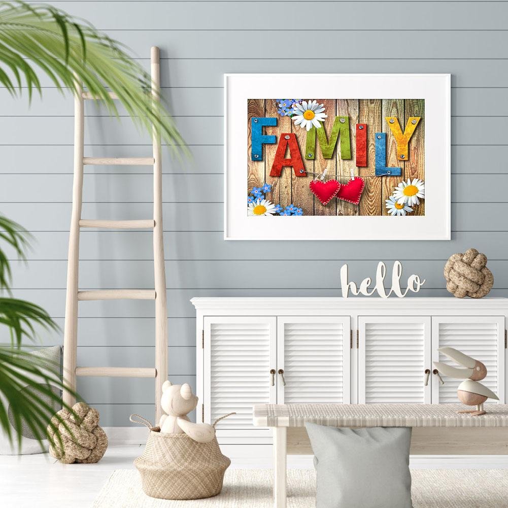 Diamond Painting - Full Round - Family