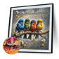 Diamond Painting - Full Round / Square - Four Birds In Branches