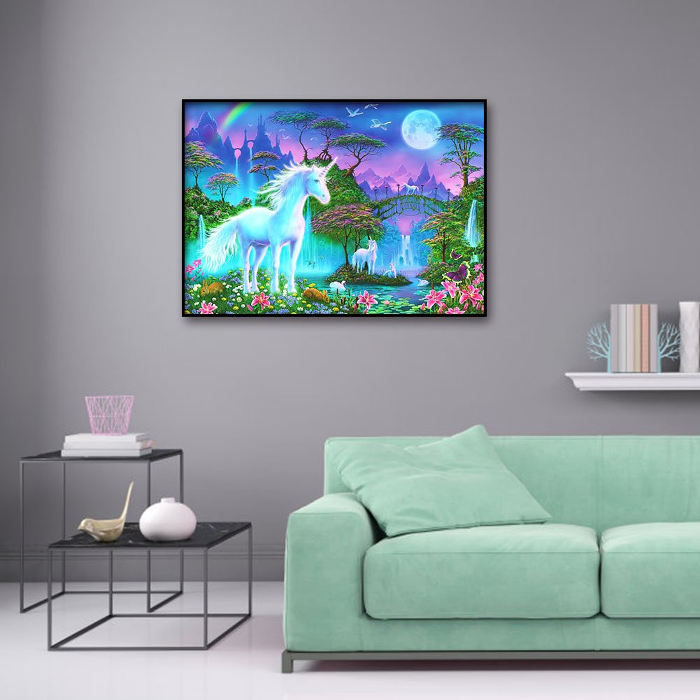 Diamond Painting - Full Round - Unicorn C