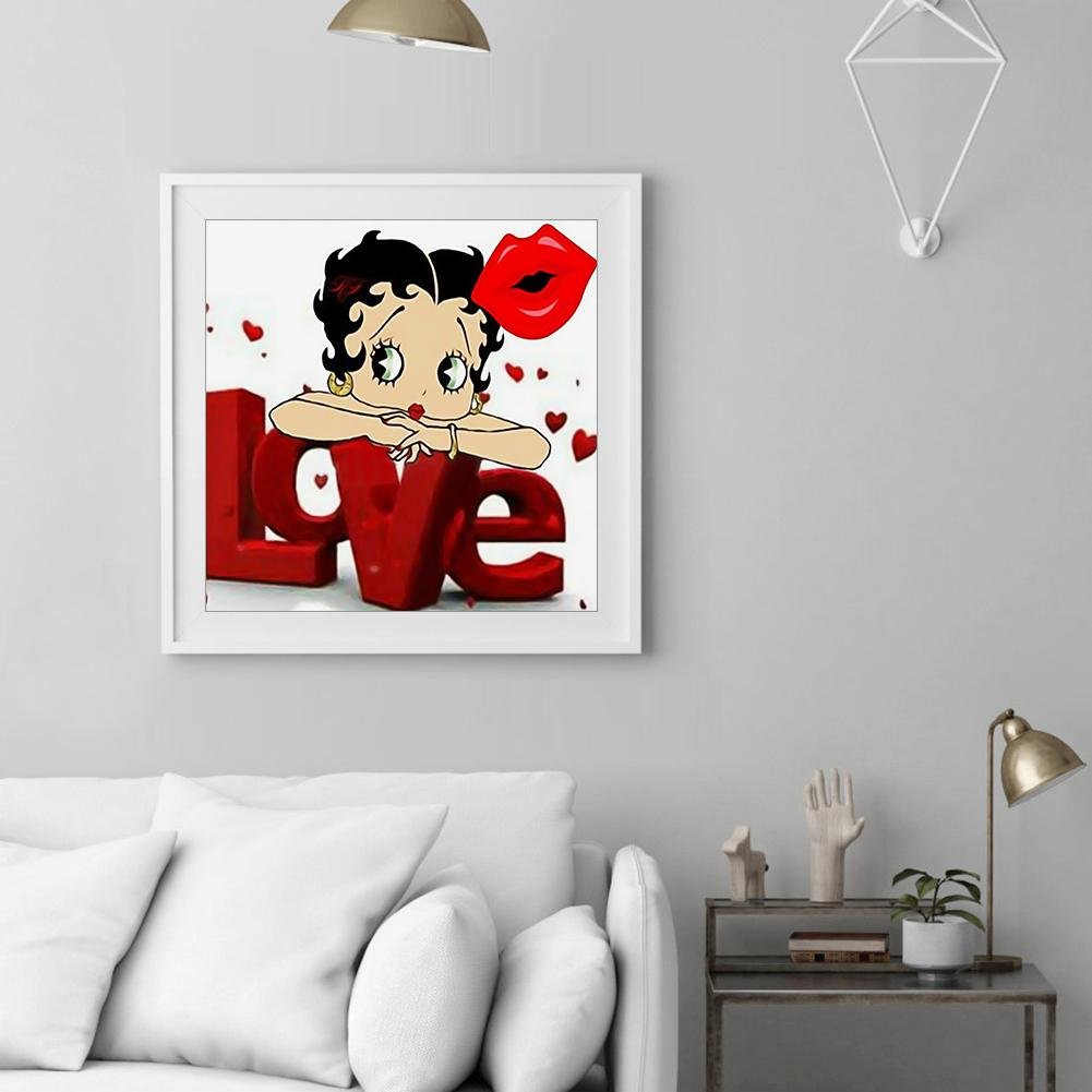 5D DIY Diamond Painting Kit - Full Round - Betty Boop F