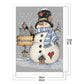 11ct Stamped Cross Stitch - Snowman(40*50cm)