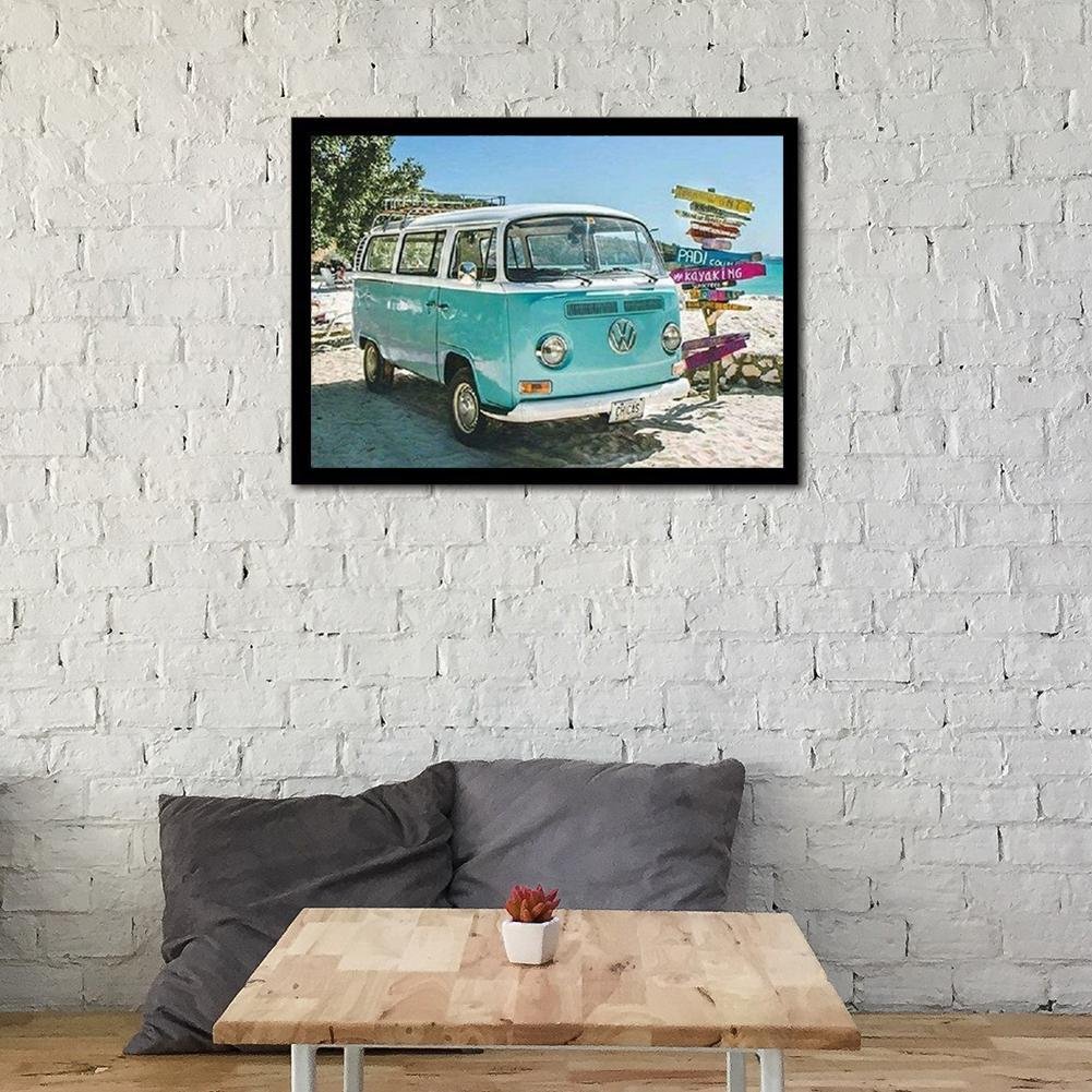 Diamond Painting - Full Square - Bus