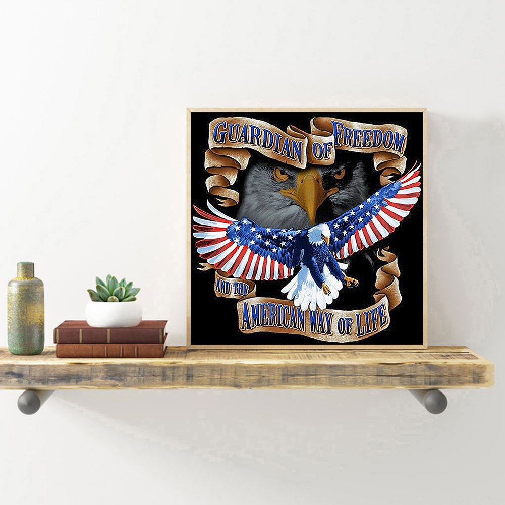 Diamond Painting - Full Round - Flying Eagle (40*40cm)