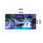 11ct Stamped Cross Stitch - Purple Leaves And Water(40*85cm)