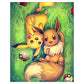 11ct Stamped Cross Stitch Pikachu Quilting Fabric (40*65cm)