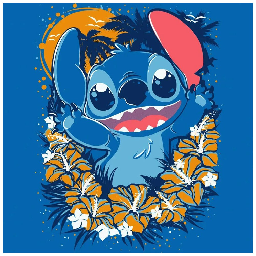 Stitch Cartoon Diy Diamond Beads Artwork Kit 