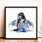 5D DIY Diamond Painting Kit - Full Round - Cute Big Eyes Doll B